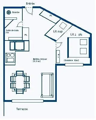 Les De La Pyramide - Ch3 - Les De La Pyramide Mae-0743 Apartment *